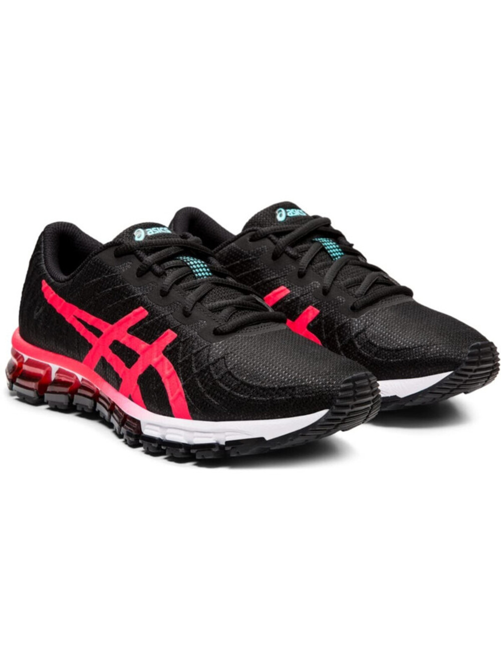 ASICS GEL-Quantum 180 4 Womens Sneakers Sz 8 Black Laser Pink Running Shoes NEW